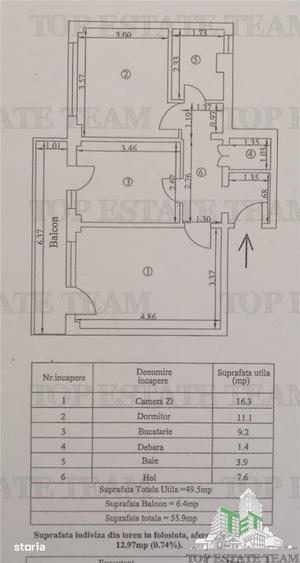 Apartament cu 2 camere decomandat în Central