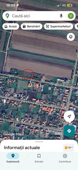 Teren de 1079 mp, în Central