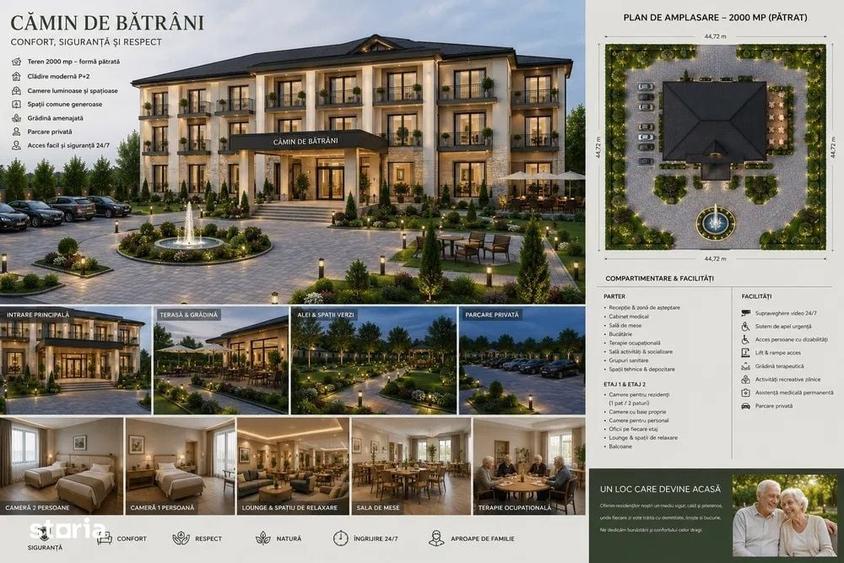 Spațiu comercial, de 1,800 mp, în Balotești