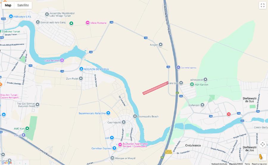 Teren vânzare – 24.415 mp, Ștefăneștii de Jos – Zona locuinte - 6