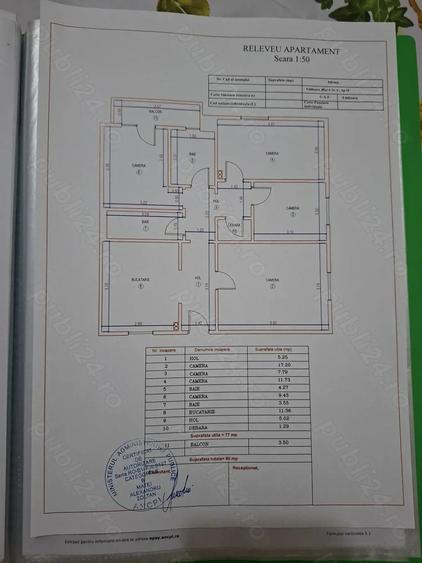 Vand apartament 4 camere Feldioara jud Brasov - 8