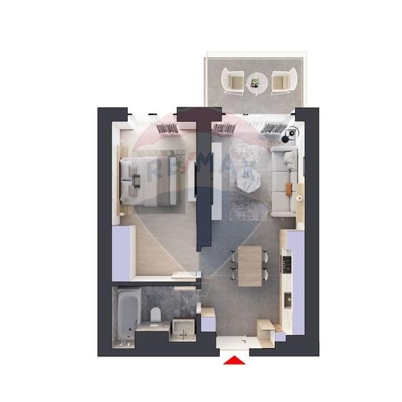 Studio Dublu Premium - Spatiu Generos - 3