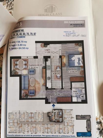 Apartament 2 camere + parcare demisol +boxa- Strada postasului - Comp - 2