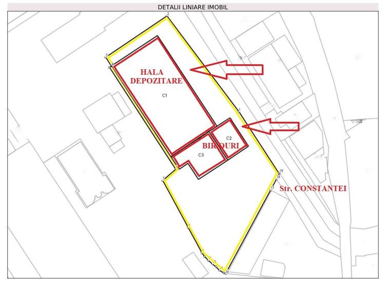 Hala 1600 mp si teren 4000 mp de vanzare,  BACAU, Str. Constantei(Alexei Tolstoi - 2
