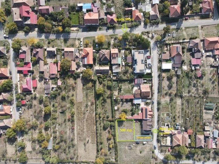 Teren de vanzare in vatra satului Urseni 500 mp Comision 0% - 1