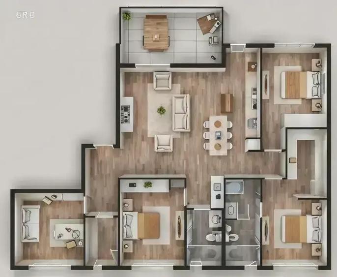 Apartament Spatios 5 Camere | Iancu Nicolae | British School - 2