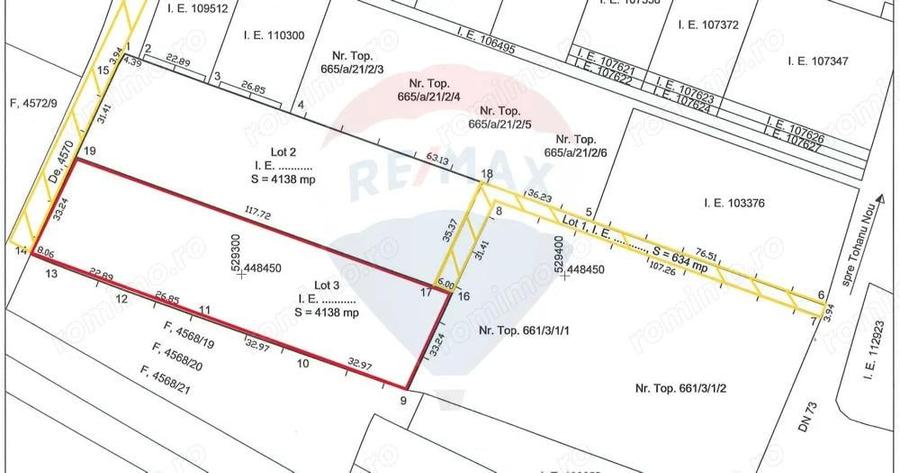 Comision 0% |Teren intravilan | 4.138 mp | Strada Branului | Zarne?ti - 3