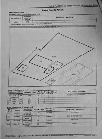 Casa de vanzare cu teren generos 910 mp Tulcea, zona Big 23 August - 1