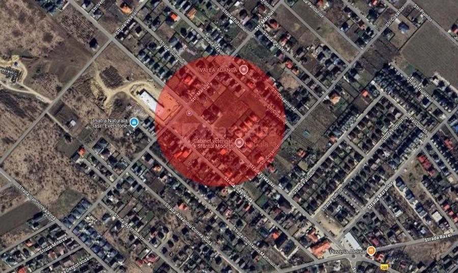 Valea Adanca - 5 Drumuri, 918mp intravilan, toate utilitatile, P+2E+M - 1