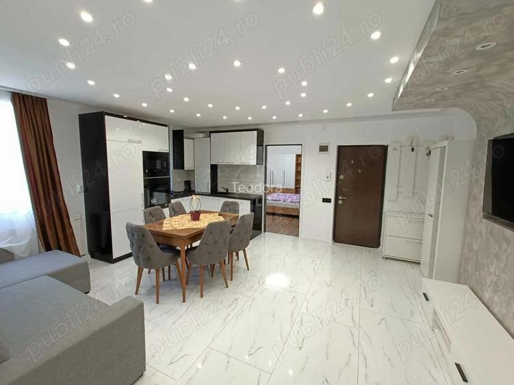 Apartament 3 camere, 60 mp utili, mobilat lux, Flore?ti zona Metro, cu parcare subterana