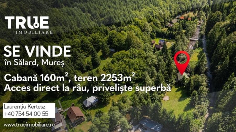 Cabană 160m? utili, teren 2253m?, Salard, Mureș! - 1