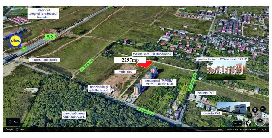 Teren dezvoltare 2297mp - Pipera   Popasului - 1
