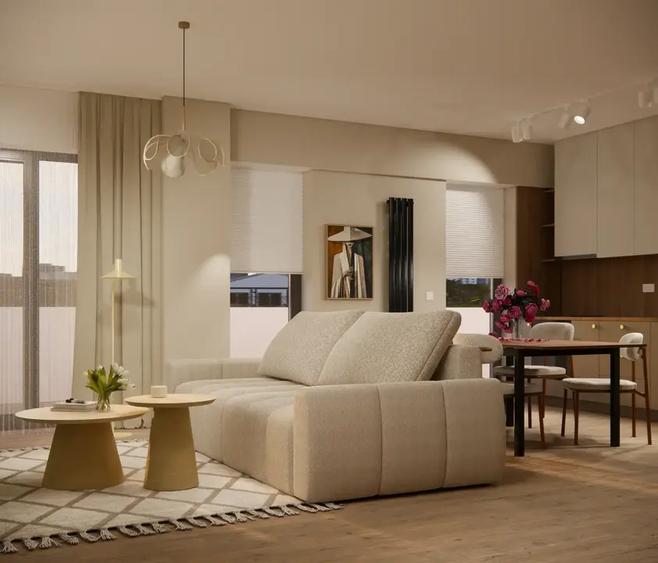 Apartament cu 3 camere decomandat, mobilat în Voluntari