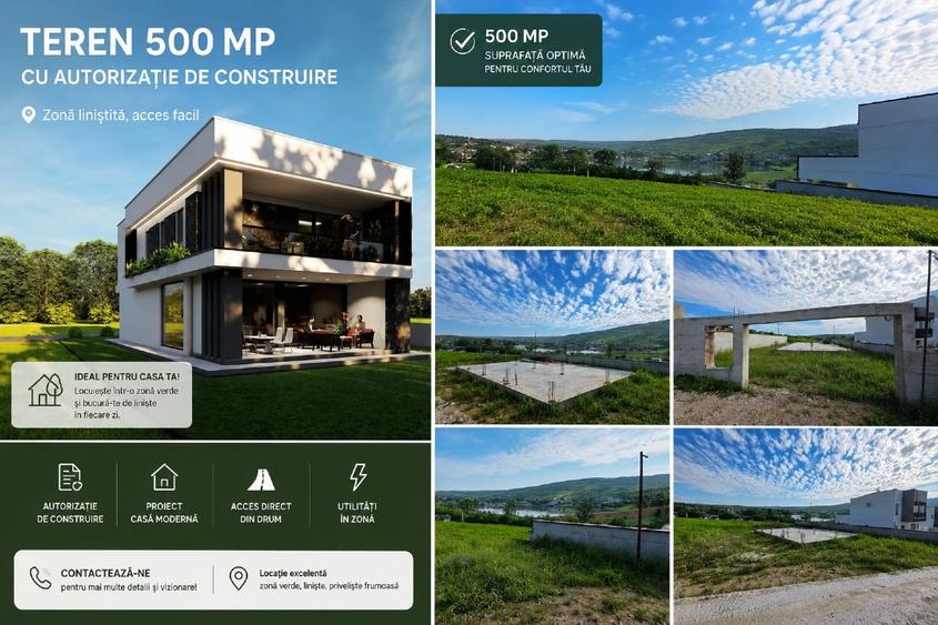 Teren Construcții intravilan de 500 mp, în Șorogari