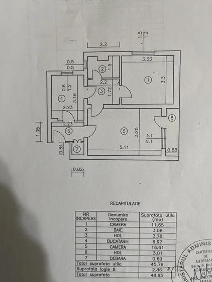 Apartament cu 2 camere decomandat, zona Nicolina - 7