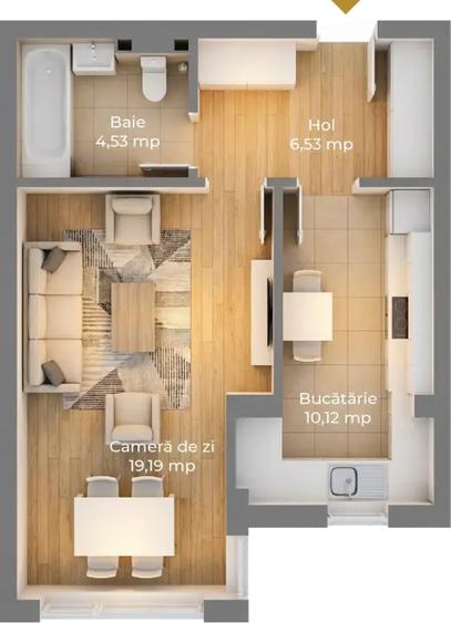 Garsoniera Finalizata - 1