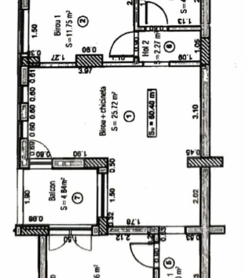 Apartament 3 camere, 61 mp, Calea Aradului - 1