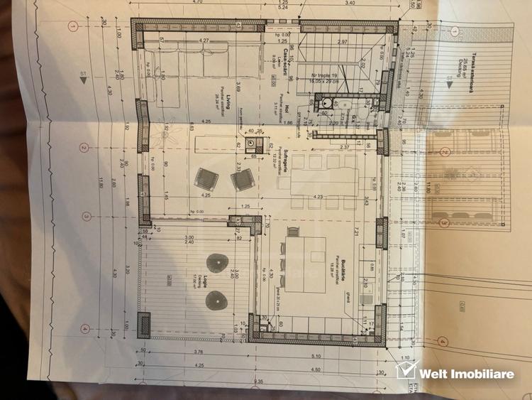 Teren Construcții intravilan de 756 mp, în Chinteni
