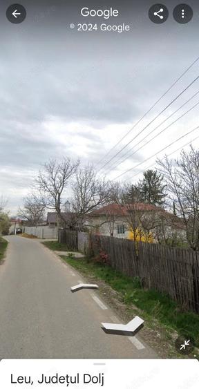 Vand 2248 mp (teren intravilan+ casa), Leu , jud Dolj livada pomi - 1