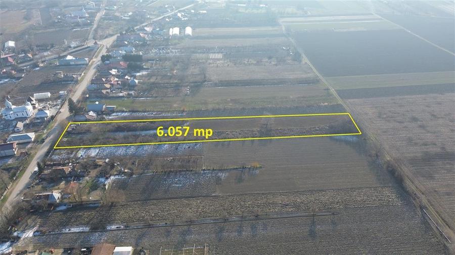 Teren 6.057 mp in Radulesti cu deschidere 30 metri la asfalt - 2