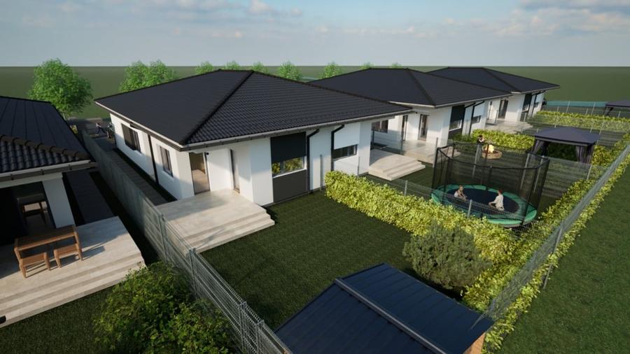 Duplex 3 camere, 76mp utili, teren 285mp, P+Pod in Bucovat - 3