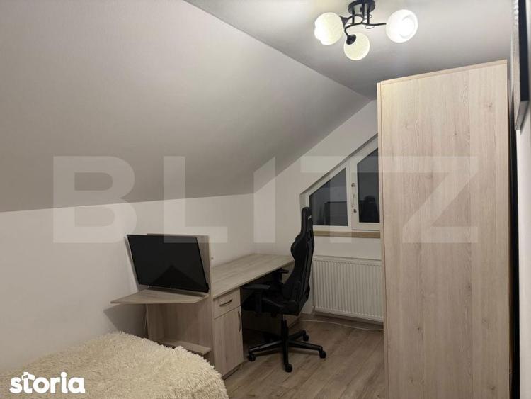 Casa individuala mobilata, 4 camere, teren 400mp foisor complet utilat - 7