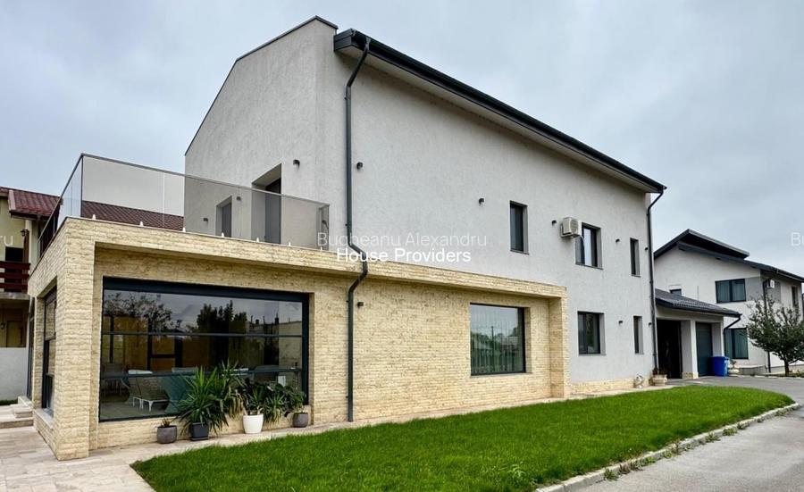 Casa/ Vila 6 camere 6 bai|Chiajna Rosu|Teren 780mp|Sauna Sala