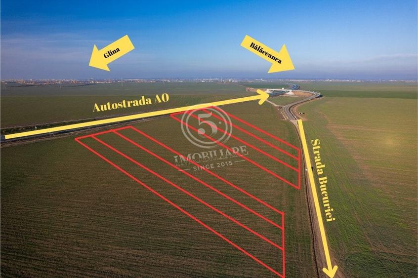 Teren 16.000 mp pentru Hale – Investiție Ideală langa Autostrada A0 - 3