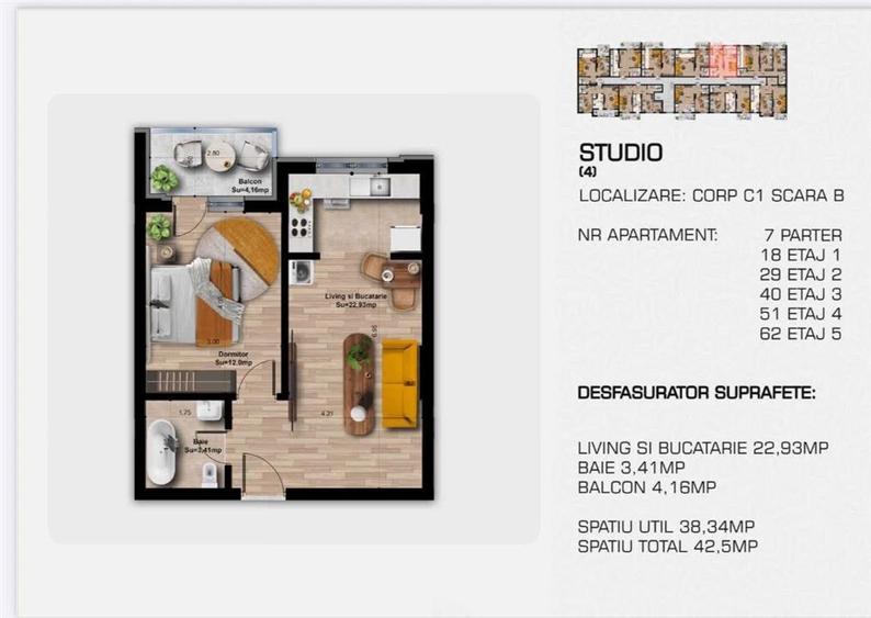 5 Minute Metrou Berceni - Finalizare August 2026 - Studio - 5