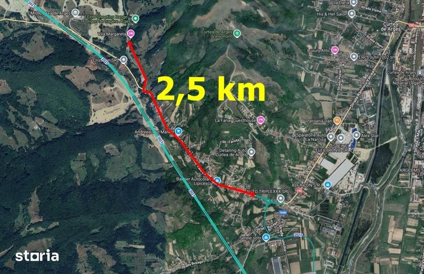 Casă cu 5 camere cu Teren 8000 Mp în Curtea de Argeș
