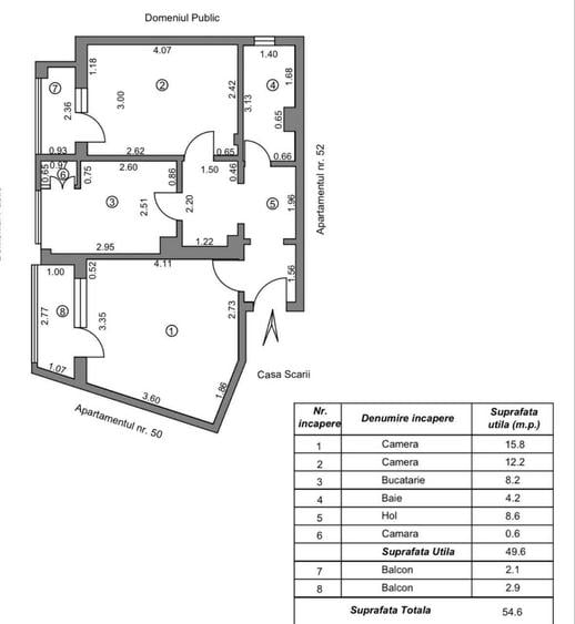 Apartament 2 camere decomandat - 2