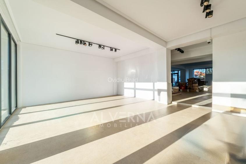 Spatiu comercial 165mp | 11ml vitrina | 2 grupuri sanitare | Borhanci