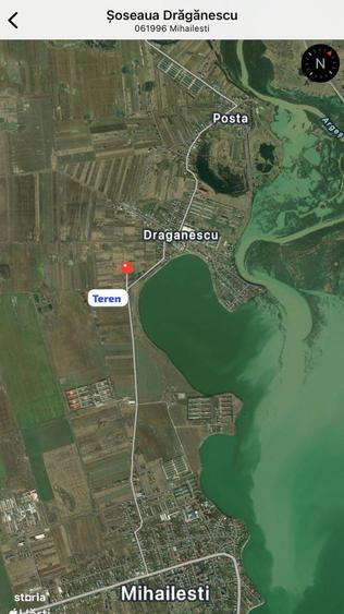 Mihaile?ti , teren intravilan 6000 mp / D 90 ml la ?oseaua Draganescu - 6