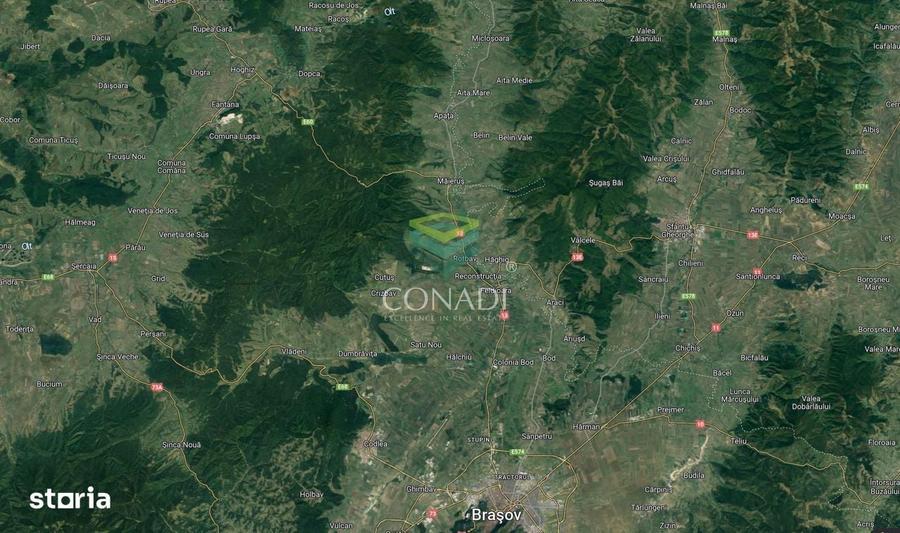 Teren cu deschidere la DN13 Maierus, Brasov - 2