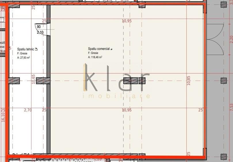 Spatiu Comercial 146.39mp Sopor Baza Sportiva Gheorgheni - 1