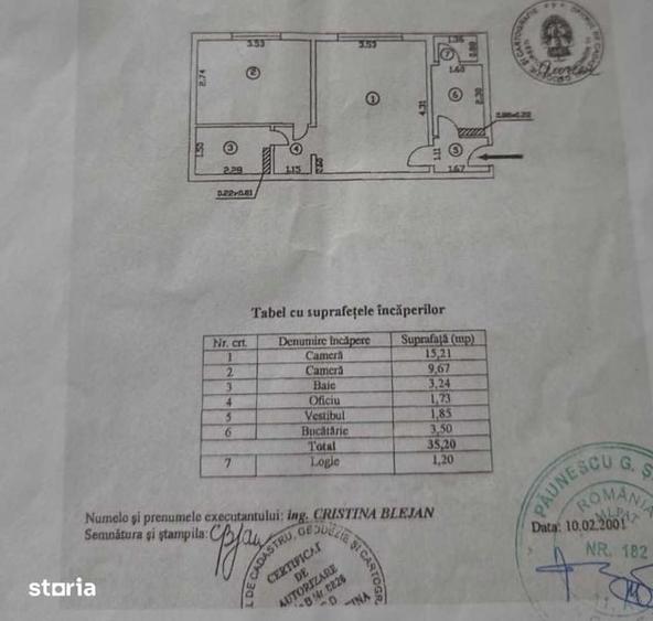 Apartament cu 2 camere în Berceni
