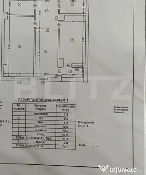 Apartament cu 2 camere decomandat în Copou