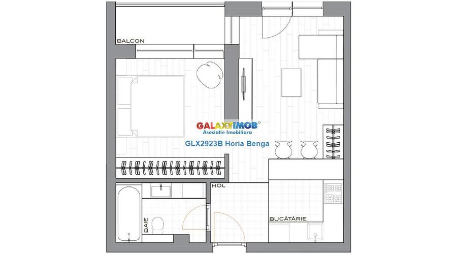 Vanzare apartament tip Studio Pipera Avangarde 11 COMISION 0 !!! - 9