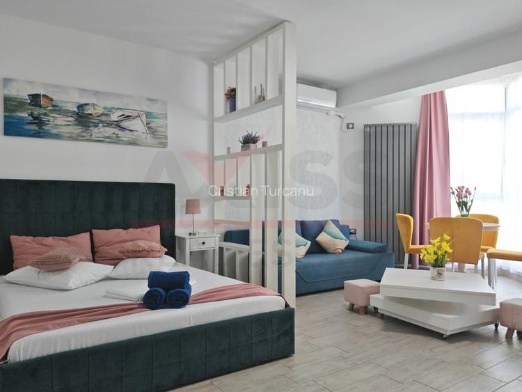 Studio modern Alezzi Beach Mamaia Sat | Etaj 6 | Aer conditionat