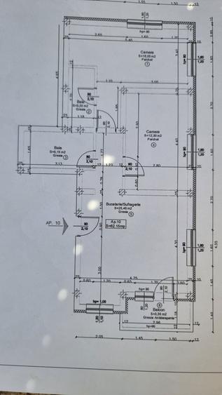 Apartament 3 camere modern, mobilat, parcare inclusa, 65 mp Floresti - 4
