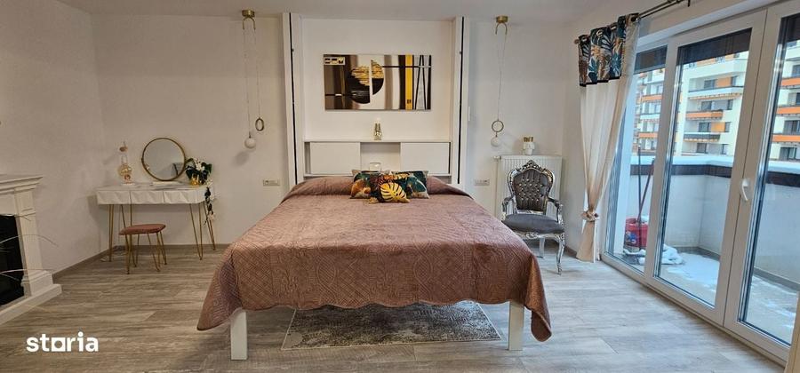 Garsoniera de inchiriat zona Tractorul bloc nou - 1