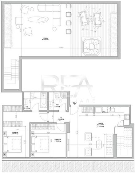 Penthouse cu terasa rooftop Ultracentral - Tepes Voda 152 - 11