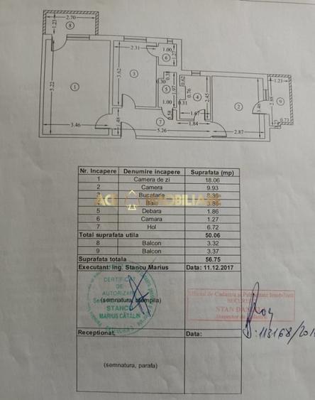 2 Camere de vanzare | Aviatiei | Metrou | Bloc reabilitat | Balcon | - 10