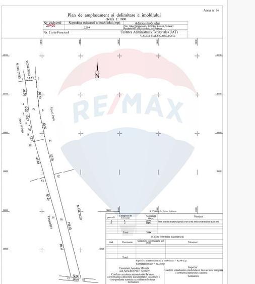 Teren de 3323 mp, în Valea Călugărească