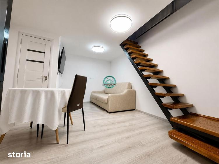 Garsoniera pe 2 niveluri de inchiriat, moderna, zona semicentrala - 2