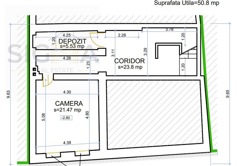 Spatiu comercial centru, acces stradal! - 2