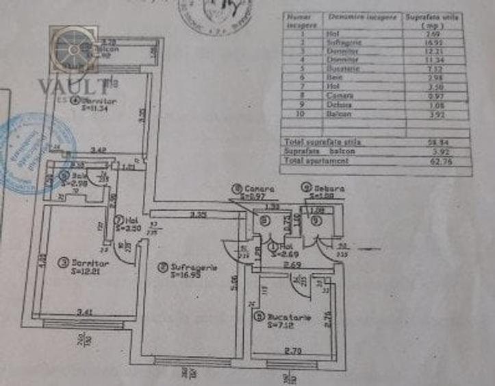 APARTAMENT 3 CAMERE - OBOR - BISERICA SF. DUMITRU - 11