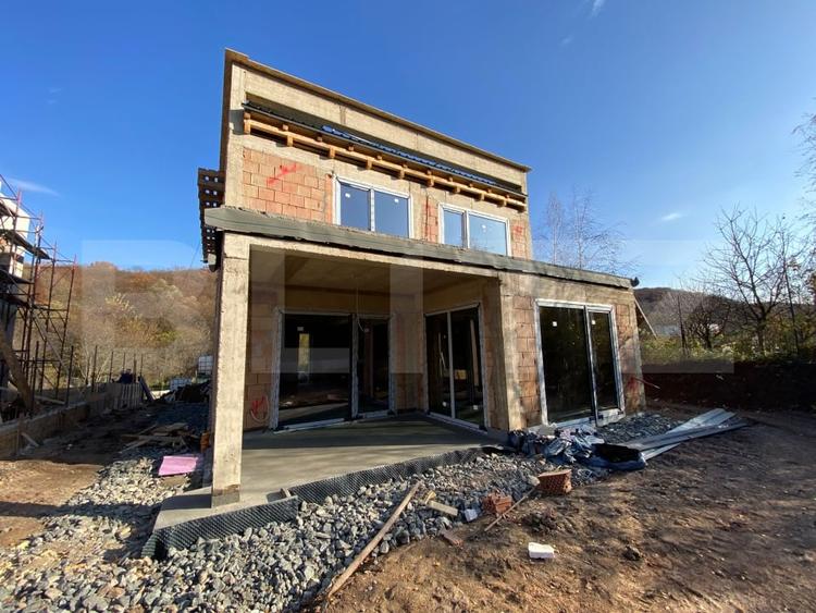 Casa P+E semifinisata cu panouri solare si pompa de caldura zona Roata Faget - 4