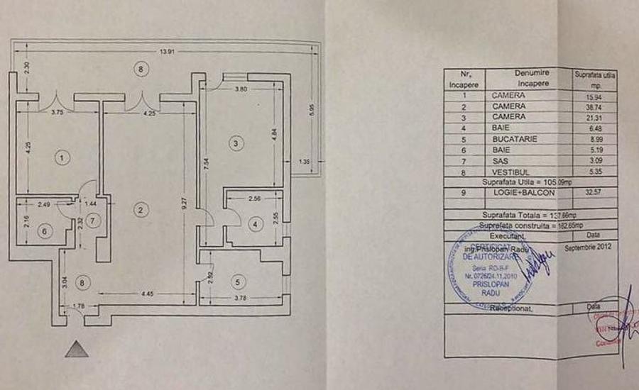 Apartament 3 camere de lux | 162 mp | Mobilat și utilat | Erou Iancu Nicolae - 33