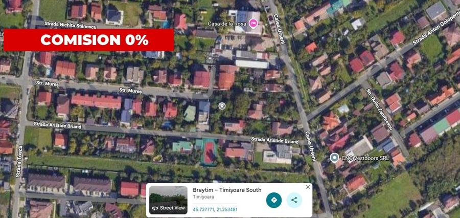 Comision 0% - Braytim - Teren intravilan - Su: 521mp - pt casa individuala - 1